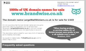 Largewallstickers.co.uk thumbnail