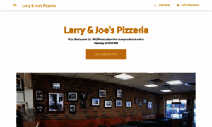 Larry-joes-pizzeria.business.site thumbnail