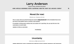 Larryanderson.org thumbnail