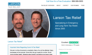 Larsontaxrelief.com thumbnail