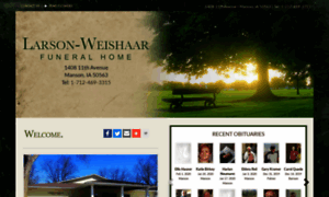 Larsonweishaarfuneralhome.com thumbnail