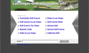 Las-vegas-golf-information.info thumbnail