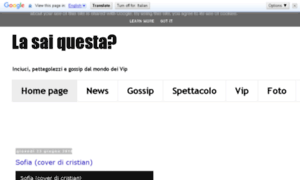 Lasaiquesta.blogspot.it thumbnail