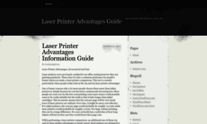 Laserprintercomparisons.wordpress.com thumbnail