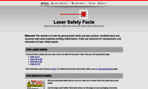 Lasersafetyfacts.com thumbnail