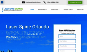 Laserspineorlando.com thumbnail