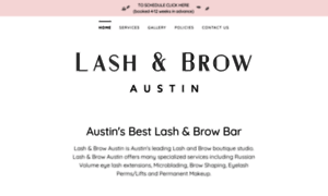 Lashandbrowaustin.com thumbnail