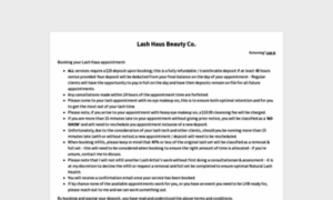 Lashhausbeautyco.as.me thumbnail