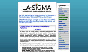 Lasigma.loni.org thumbnail