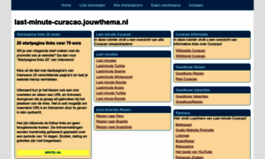 Last-minute-curacao.jouwthema.nl thumbnail