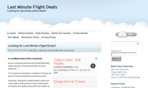 Last-minute-flight-deals.info thumbnail