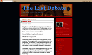 Lastdebate.blogspot.com thumbnail