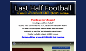 Lasthalffootball.com thumbnail