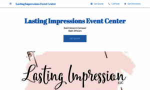 Lasting-impressions-event-center.business.site thumbnail