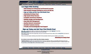 Lasvegaswebhosting.com thumbnail