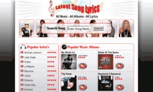 Latest-song-lyrics.com thumbnail