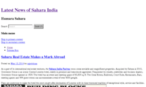 Latestnewsofsaharaindia.blog.com thumbnail