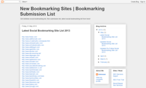 Latestsocialbookmarkingsitelists.blogspot.in thumbnail