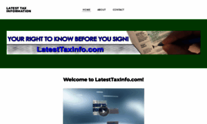 Latesttaxinfo.com thumbnail