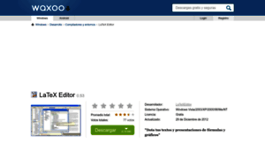 Latex-editor.waxoo.com thumbnail