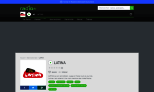Latina.radio.fr thumbnail