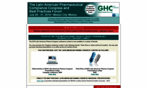 Latinamericanpharmacongress.com thumbnail