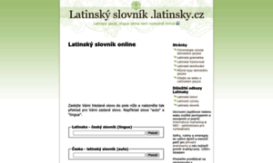 Latinsky-slovnik.latinsky.cz thumbnail