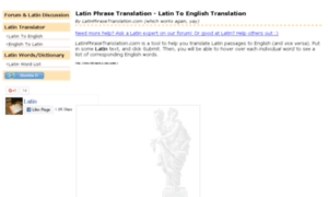 Latintranslation.info thumbnail