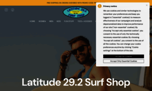 Latitude29surfshop.com thumbnail