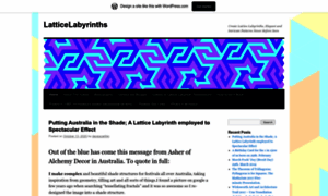 Latticelabyrinths.wordpress.com thumbnail