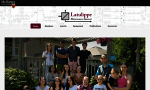 Latulippelab.mcmaster.ca thumbnail