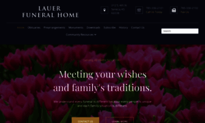 Lauerfuneralhome.com thumbnail