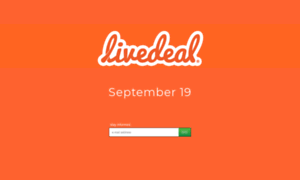 Launch.livedeal.com thumbnail