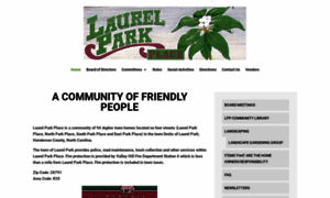 Laurelparkplace.org thumbnail