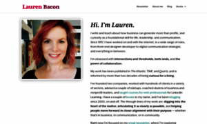 Laurenbacon.com thumbnail