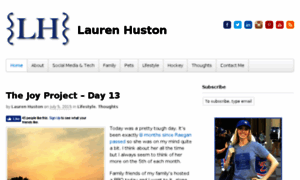 Laurenhuston.com thumbnail