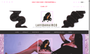 Lavidahairco.com thumbnail