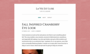 Lavieestluxe.wordpress.com thumbnail