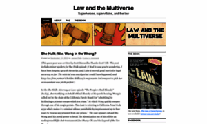 Lawandthemultiverse.com thumbnail