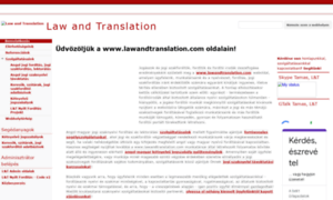 Lawandtranslation.com thumbnail
