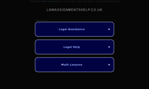 Lawassignmentshelp.co.uk thumbnail