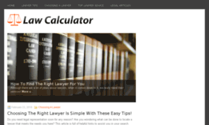 Lawcalculator.com thumbnail