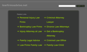 Lawfirmsadvise.net thumbnail