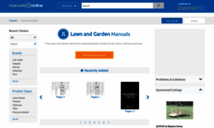 Lawnandgarden.manualsonline.com thumbnail