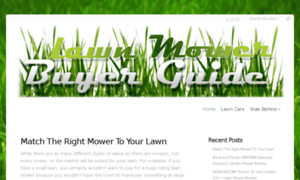 Lawnmowerbuyerguide.com thumbnail