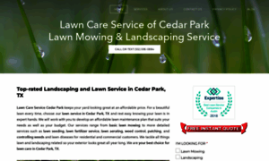 Lawnservicecedarpark.com thumbnail