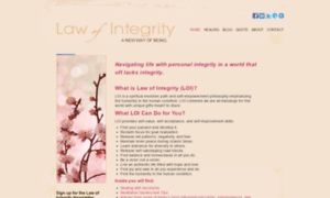 Lawofintegrity.com thumbnail