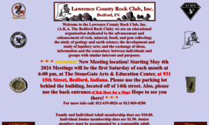 Lawrencecountyrockclub.org thumbnail