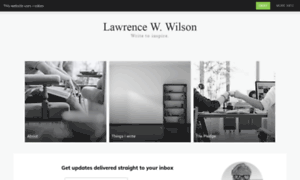 Lawrencewilson.com thumbnail