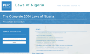Lawsofnigeria.placng.org thumbnail